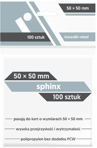 1. Rebel Koszulki (50x50 mm) Sphinx 100 szt.