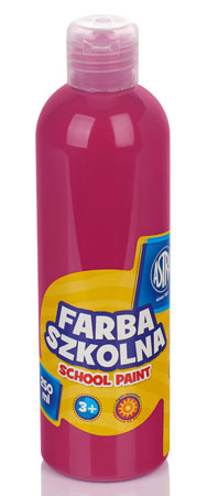 1. Astra Farba Szkolna 250 ml - Różowa 301217013