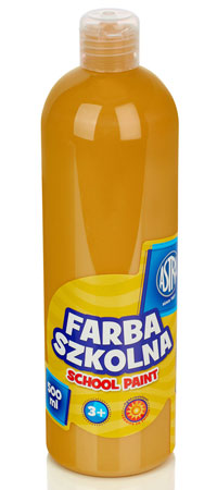 1. Astra Farba Szkolna 500 ml - Brązowa Jasna 301109007