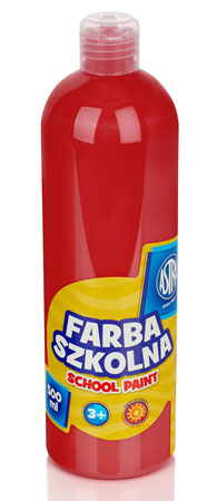 1. Astra Farba Szkolna 500 ml - Czerwona 83410921