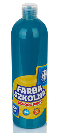 1. Astra Farba Szkolna 500 ml - Turkusowa 301112011