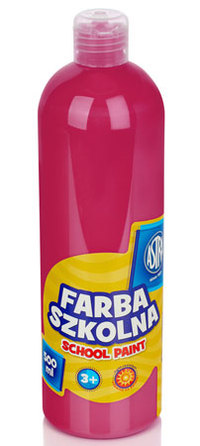 1. Astra Farba Szkolna 500 ml - Różówa 301109003