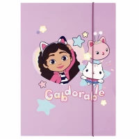 4. Starpak Teczka z Gumką A4 Koci Domek Gabi 533770