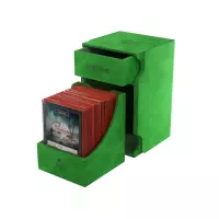 5. Gamegenic: Watchtower 100+ XL Convertible - Ekskluzywne Pudełko na Karty - Green