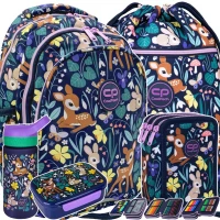 1. CoolPack Zestaw Szkolny Oh My Deer 5el. Plecak Jerry F029664 + Worek F070664 + Piórnik F067664