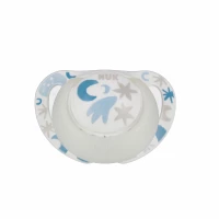 2. Nuk Smoczek Uspokajający Silikonowy 0-6m Star Day&Night Kot 539424