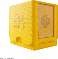 6. Gamegenic: Star Wars Unlimited Card Game - Twin Suns Deck Pod - Pudełko na Karty - Yellow