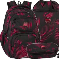 1. CoolPack Pick Plecak Szkolny Młodzieżowy Rubin F099897 + Worek F070897 + Piórnik F062897
