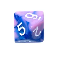 7. Komplet kości REBEL RPG - Dwukolorowe - Niebiesko-różowe