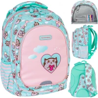 1. AstraBag Plecak Szkolny AB300 Kitty's World 502024083