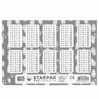 1. Starpak Plan Lekcji z Tabliczką Mnożenia A5 Bubble Tea 560062