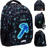 8. AstraBag Plecak Szkolny AB300 Dark Pixel 502025015