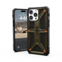 2. UAG Monarch - obudowa ochronna do iPhone 15 Pro Max (kevlar element green)