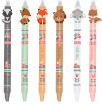 1. Colorino Długopis Wymazywalny Little Foxes 6szt. 302718