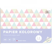 1. Interdruk Papier Kolorowy A5 10 kartek 115g Pastel 294159