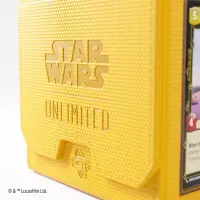 15. Gamegenic: Star Wars Unlimited - Deck Pod -  Pudełko na Karty - Yellow