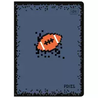 2. Interdruk Zeszyt A5 16 kartek kratka UV Pixel 366368