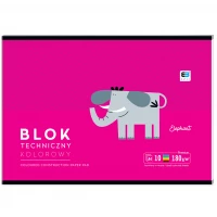 6. Interdruk Blok Techniczny Kolorowy A4 10 kartek 180g 236876