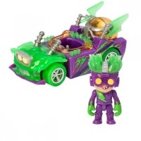 6. MAGIC BOX T-racers IV Glow Race Car & Racer Box Autko z Figurką