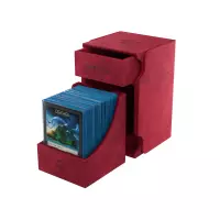 4. Gamegenic: Watchtower 100+ XL Convertible - Ekskluzywne Pudełko na Karty - Red