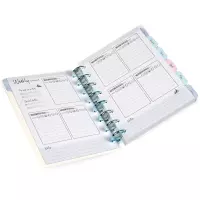 6. Coolpack Planer Stitch Pastel A5 100 Kartek Duża Spirala 75156PTR