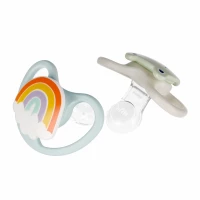 2. Nuk Smoczek Uspokajający Space Silikonowy 0-6m Frog 2szt. 541375