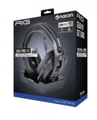 1. NACON RIG PS5 Słuchawki Bezprzewodowe RIG800PROHS - Czarne
