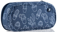 2. Hash Piórnik Tuba Saszetka Usztywniona Jeans Cactus