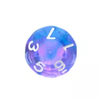5. Komplet kości REBEL RPG - Kamienie Księżycowe - Orchidea