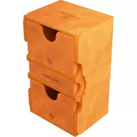 1. Gamegenic: Stronghold 200+ XL Convertible - Ekskluzywne Pudełko na Karty - Orange