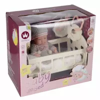 2. Mega Creative Lalka Bobas 22cm + Łóżeczko 544402
