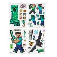 3. Zestaw Naklejek Minecraft (okienne)