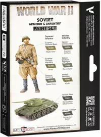 3. Vallejo: 70.202 - Model Color - WWII Soviet Armour & Infantry (6 x 18 ml)