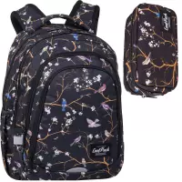1. Zestaw 2el. CoolPack Drafter 3 Plecak Szkolny Vilnius F010927 + Piórnik F105927