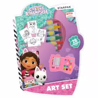 1. Starpak Zestaw Artystyczny 28 el. Koci Domek Gabi 529129