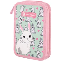 3. AstraBag Piórnik AC2 Dwukomorowy Lovely Bunny 503022048 z Wyposażeniem 602121003