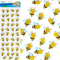 1. Craft With Fun Ozdoba Dekoracyjna Wypukłe Pszczółki Naklejki 501867