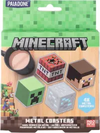 1. Zestaw 4 Podkładek Minecraft