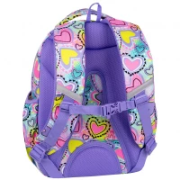 2. CoolPack Zestaw Szkolny Pastel Hearts 3el. Plecak F029832 + Piórnik F062832 + Worek F070832