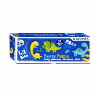 4. Starpak Farby Plakatowe Dino 12 Kolorów 20ml 493206