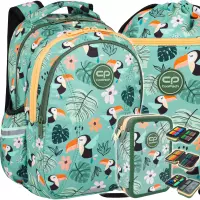 1. Zestaw 3el. Coolpack Joy S Plecak Szkolny Toucans F048662 + Worek F070662 + Piórnik F067662