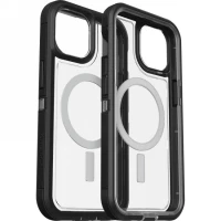 3. OtterBox Defender XT - obudowa ochronna do iPhone 14 Pro kompatybilna z MagSafe (clear black)