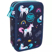 1. CoolPack Jumper 2 Piórnik Dwukomorowy Z Wyposażeniem Mrs Unicorn F066935