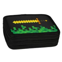 3. Starpak Piórnik Trzykomorowy z Wyposażeniem Pixel Game 485644