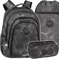 1. Zestaw 3el. CoolPack Drafter 3 Plecak Szkolny Render F010917 + Worek F070917 + Piórnik F065917