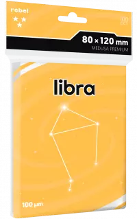 1. Rebel Koszulki na Karty Premium Libra "Medusa Premium" 80x120 mm - 100 sztuk