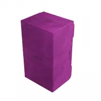 1. Gamegenic: Stronghold 200+ XL Convertible - Ekskluzywne Pudełko na Karty - Purple