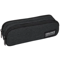 1. CoolPack Piórnik Saszetka Podwójna Clio Snow Black C69164