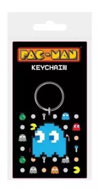 1. Brelok Gumowy Pac-man - Niebieski Duszek