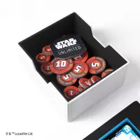 9. Gamegenic: Star Wars Unlimited - Deck Pod - Pudełko na Karty - Black/White